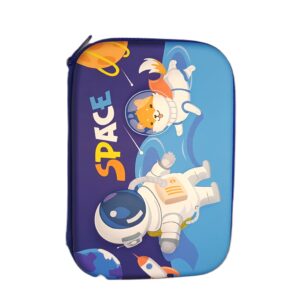 Cottagekart||Space Themed Big Pencil Case Pouch For Kids ||Mobile case||Pencil,Pen,Stationary Case||Durable & Spacious School Stationery Box