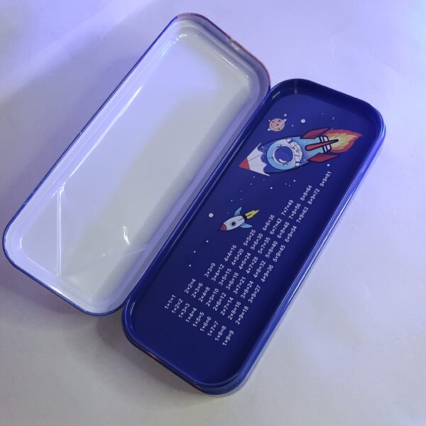 Cottagekart||Astronaut Metal Pencil Case Pouch For Kids ||Metal Pencil, Pen, Stationary Case||Durable & Spacious School Stationery Box - Image 7