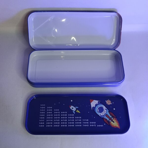 Cottagekart||Astronaut Metal Pencil Case Pouch For Kids ||Metal Pencil, Pen, Stationary Case||Durable & Spacious School Stationery Box - Image 8