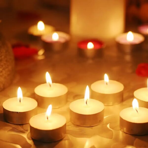 Cottagekart||Tealight Candles – Long-Lasting Unscented Wax Candles for Diwali, Puja & Home Décor||Pack of 50 Candles - Image 4