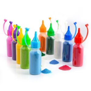 Cottagekart||Rangoli Colors Pack of 10 – Assorted Vibrant Powders for Festive Decoration & Art||Diwali,Puja, Navratri & More!