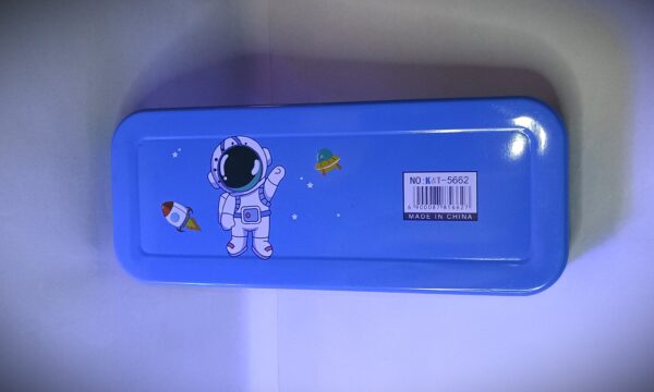 Cottagekart||Astronaut Metal Pencil Case Pouch For Kids ||Metal Pencil, Pen, Stationary Case||Durable & Spacious School Stationery Box - Image 3
