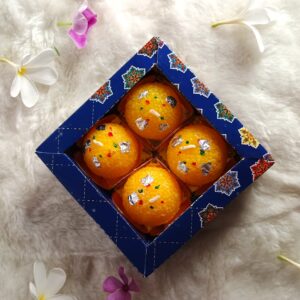 Cottagekart||Premium Laddoo Wax Candles – Decorative Festive Tealight for Home & Gifting ||Set Of 4